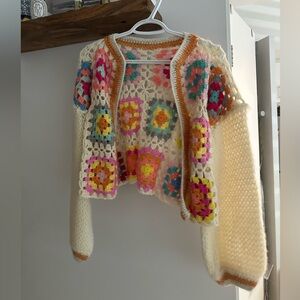 Crochet cardigan (cropped)